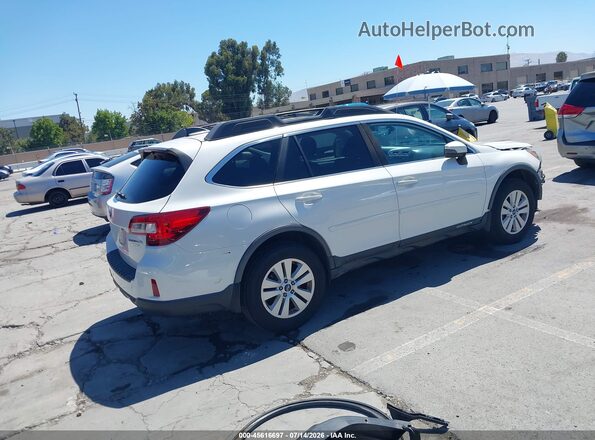 4S4BSAFC5H3280725 2017 SUBARU OUTBACK White Rear right