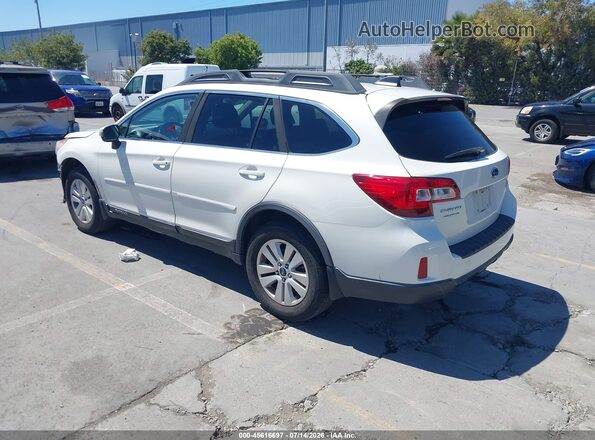 4S4BSAFC5H3280725 2017 SUBARU OUTBACK White Rear left