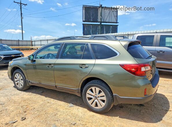 4S4BSAFC5H3290901 2017 SUBARU OUTBACK Зеленый Задняя левая четверть