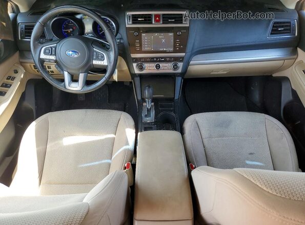 4S4BSAFC5H3290901 2017 SUBARU OUTBACK Зеленый Вид панели приборов