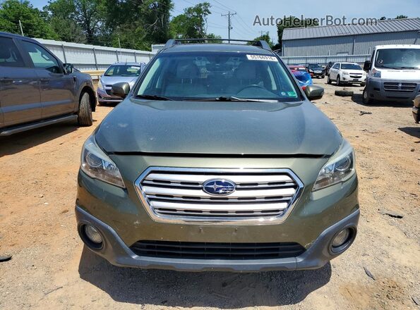 4S4BSAFC5H3290901 2017 SUBARU OUTBACK Зеленый Вид спереди