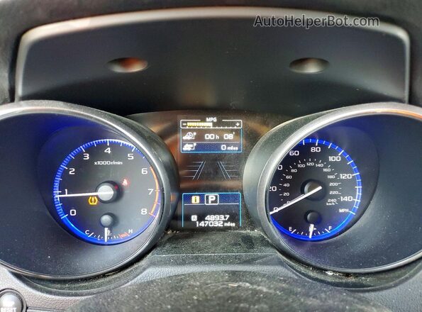 4S4BSAFC5H3290901 2017 SUBARU OUTBACK Зеленый Вид щитка приборов