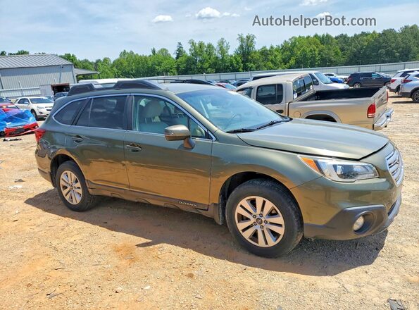 4S4BSAFC5H3290901 2017 SUBARU OUTBACK Зеленый Передняя правая четверть