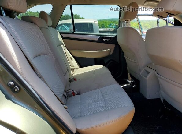 4S4BSAFC5H3290901 2017 SUBARU OUTBACK Зеленый Вид задней части салона