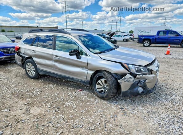 4S4BSAFC5J3270914 2018 SUBARU OUTBACK Cream Delantero derecho