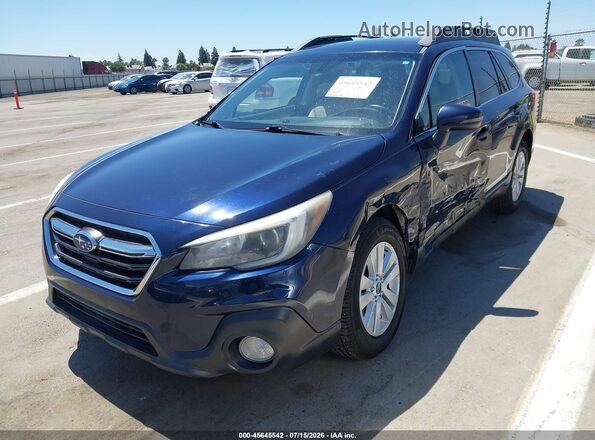 4S4BSAFC5J3378644 2018 SUBARU OUTBACK Blue Vista tres cuartos delantera izquierda