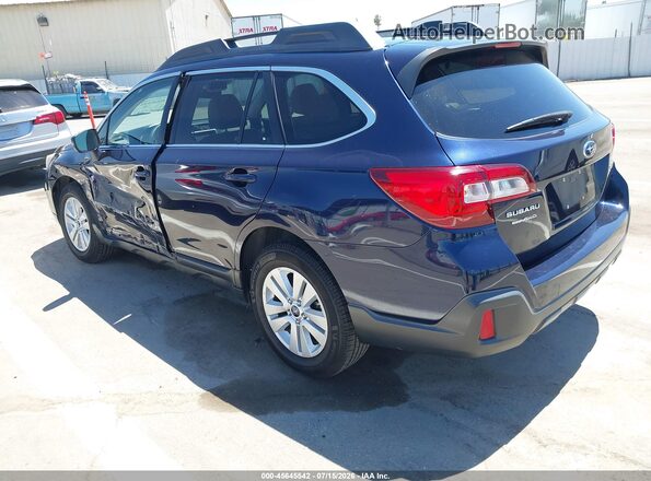 4S4BSAFC5J3378644 2018 SUBARU OUTBACK Blue Trasero izquierdo