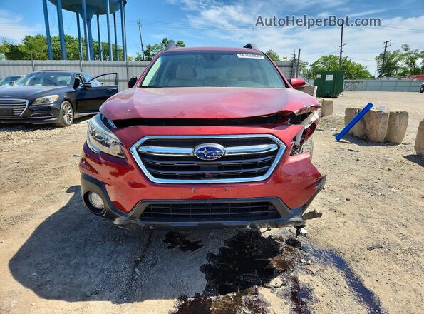 4S4BSAFC5K3222489 2019 SUBARU OUTBACK Red Vista frontal