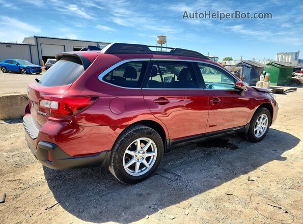 4S4BSAFC5K3222489 2019 SUBARU OUTBACK Red Trasero derecho