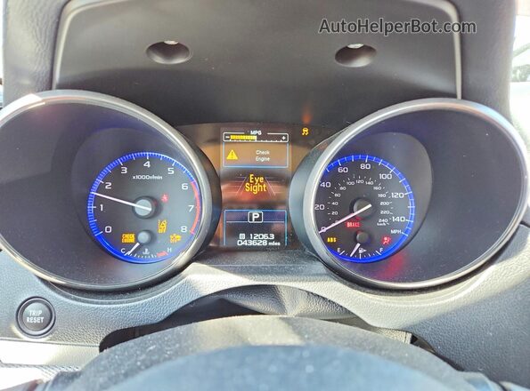 4S4BSAFC5K3222489 2019 SUBARU OUTBACK Red Vista del cuadro de instrumentos