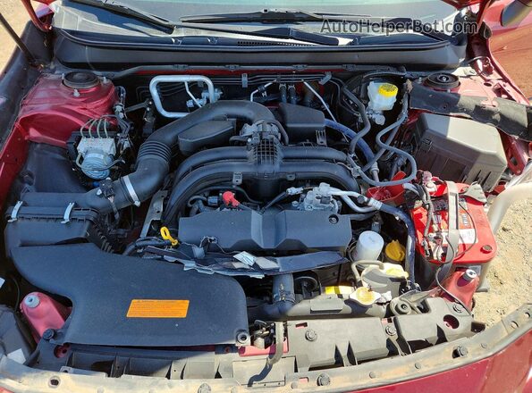 4S4BSAFC5K3222489 2019 SUBARU OUTBACK Red Vista del compartimento del motor