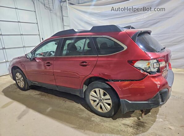 4S4BSAFC5K3278660 2019 SUBARU OUTBACK Burgundy უკანა მარცხენა