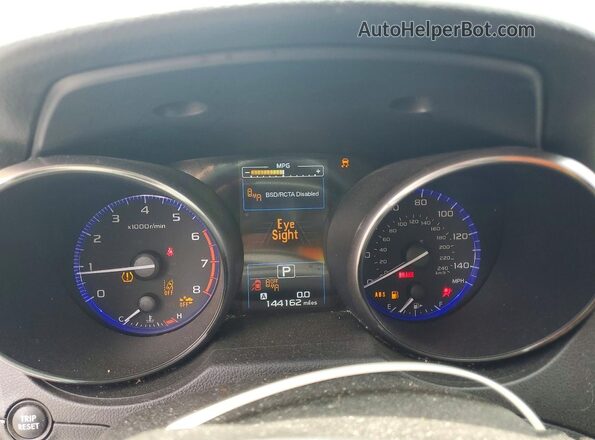 4S4BSAFC6H3202924 2017 SUBARU OUTBACK Silver Instrument cluster view