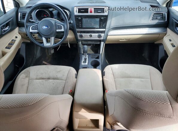 4S4BSAFC6H3219352 2017 SUBARU OUTBACK Silver Առջևի վահանակի տեսք
