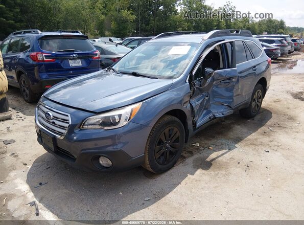 4S4BSAFC6H3320181 2017 SUBARU OUTBACK Синий Передняя левая четверть
