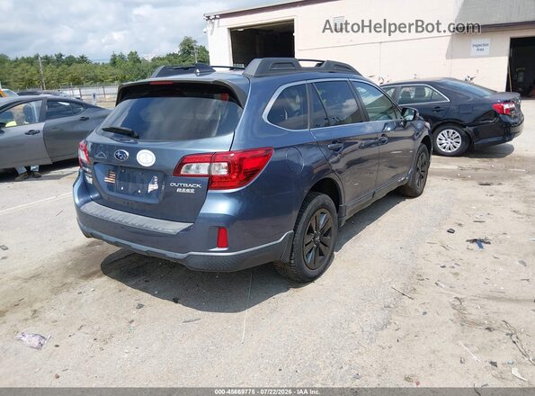 4S4BSAFC6H3320181 2017 SUBARU OUTBACK Синий Задняя правая четверть