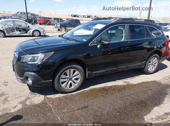 4S4BSAFC6J3304939 2018 SUBARU OUTBACK Black წინა მარცხენა ხედი სამი მეოთხედიდან