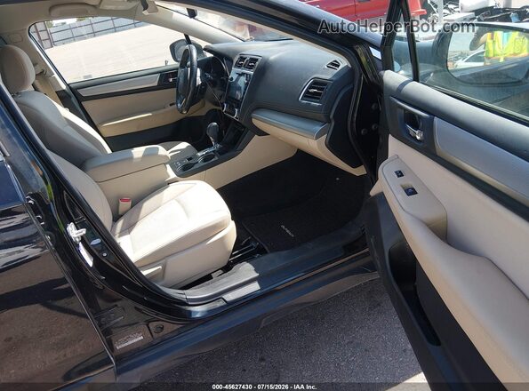 4S4BSAFC6J3304939 2018 SUBARU OUTBACK Black წინა სალონის ხედი
