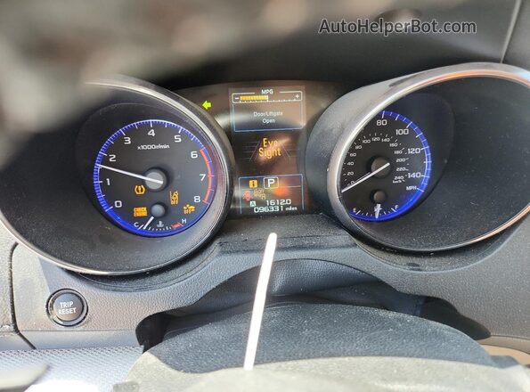 4S4BSAFC6J3390608 2018 SUBARU OUTBACK White Vista del cuadro de instrumentos