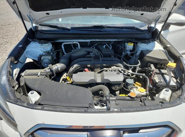 4S4BSAFC6J3390608 2018 SUBARU OUTBACK White Vista del compartimento del motor
