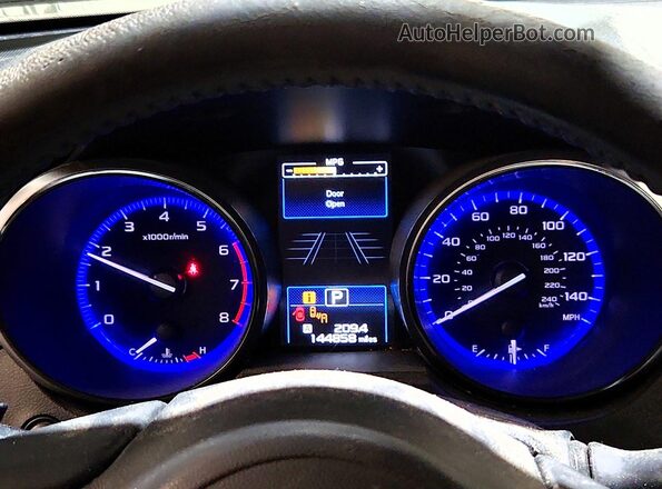 4S4BSAFC7G3215695 2016 SUBARU OUTBACK Green Instrument cluster view