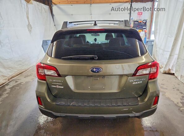 4S4BSAFC7G3215695 2016 SUBARU OUTBACK Green Rear view