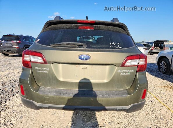 4S4BSAFC7H3261951 2017 SUBARU OUTBACK Green Вид ззаду