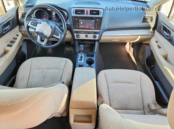 4S4BSAFC7H3261951 2017 SUBARU OUTBACK Green Вид панелі приладів
