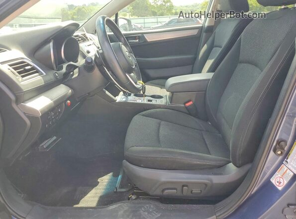 4S4BSAFC7J3390407 2018 SUBARU OUTBACK Синий Вид салона спереди