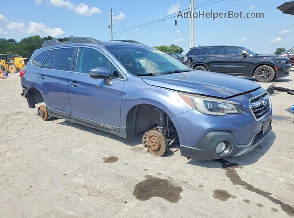 4S4BSAFC7J3390407 2018 SUBARU OUTBACK Синий Передняя правая четверть