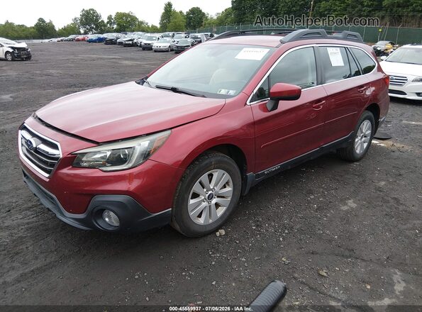 4S4BSAFC7K3217231 2019 SUBARU OUTBACK Red Przód lewy
