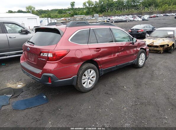 4S4BSAFC7K3217231 2019 SUBARU OUTBACK Red Tył prawy