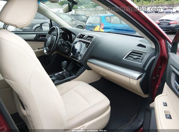 4S4BSAFC7K3217231 2019 SUBARU OUTBACK Red Widok wnętrza z przodu