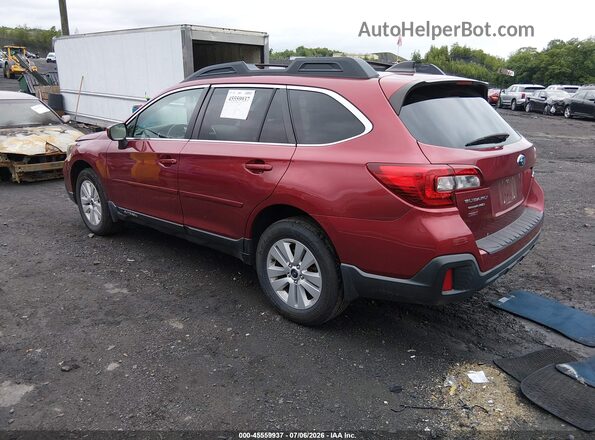 4S4BSAFC7K3217231 2019 SUBARU OUTBACK Red Tył lewy