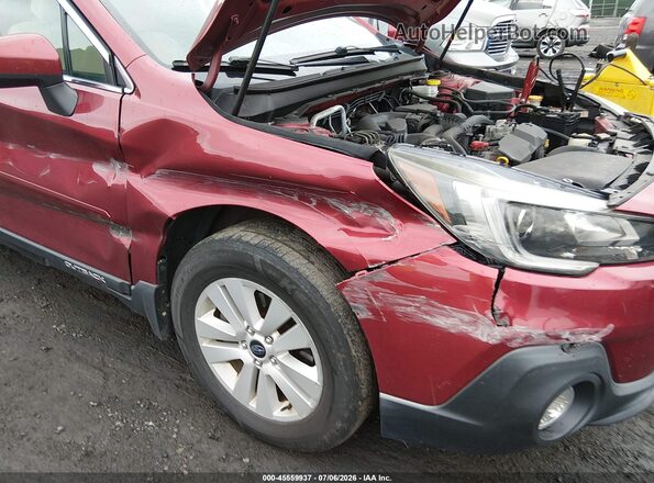 4S4BSAFC7K3217231 2019 SUBARU OUTBACK Red Widok z przodu