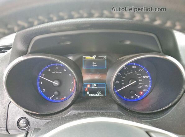 4S4BSAFC7K3288042 2019 SUBARU OUTBACK Blue Widok zestawu wskaźników