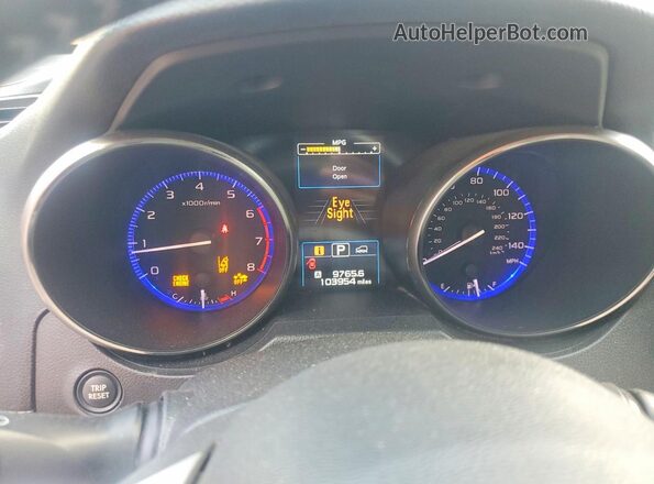 4S4BSAFC7K3321508 2019 SUBARU OUTBACK Black Instrument cluster view