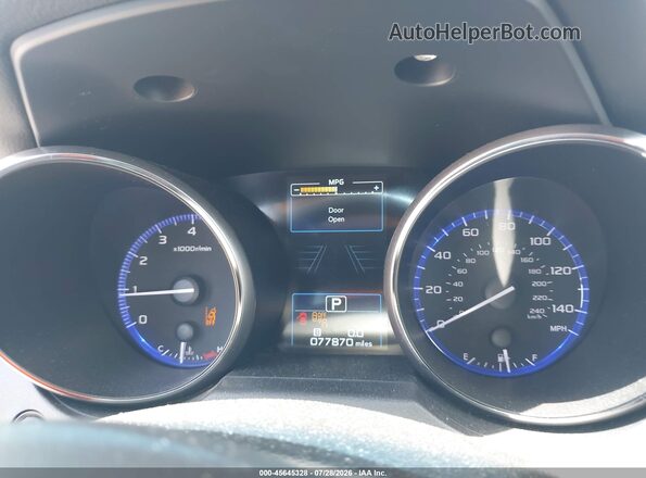 4S4BSAFC8H3388949 2017 SUBARU OUTBACK Dark Blue Widok tylnych siedzeń