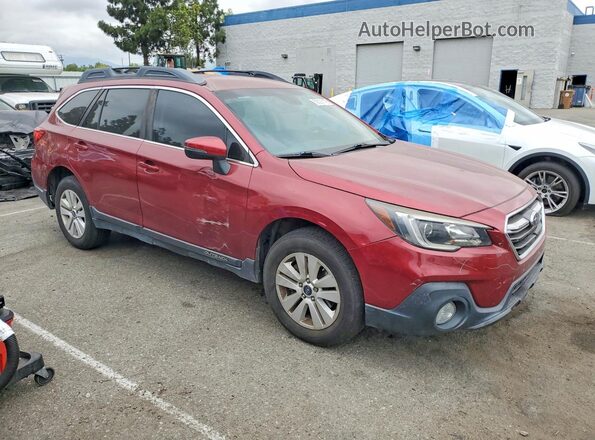 4S4BSAFC8J3333889 2018 SUBARU OUTBACK Burgundy წინა მარჯვენა