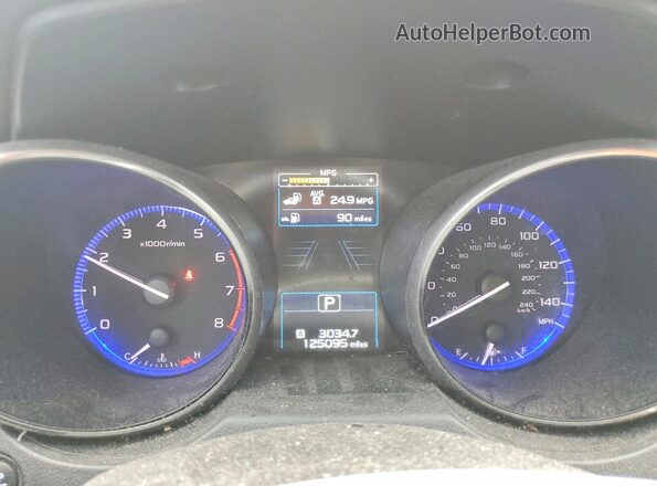 4S4BSAFC8J3333889 2018 SUBARU OUTBACK Burgundy ხელსაწყოთა პანელის ხედი