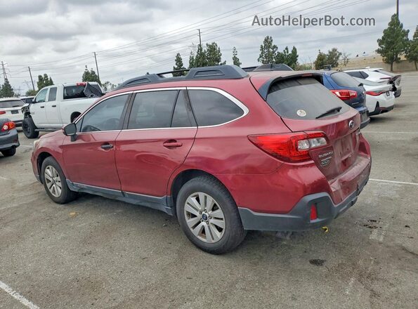 4S4BSAFC8J3333889 2018 SUBARU OUTBACK Burgundy უკანა მარცხენა