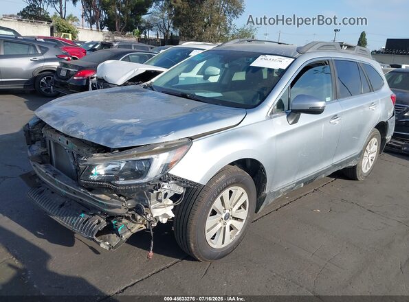 4S4BSAFC8J3348814 2018 SUBARU OUTBACK Silver Vista tres cuartos delantera izquierda