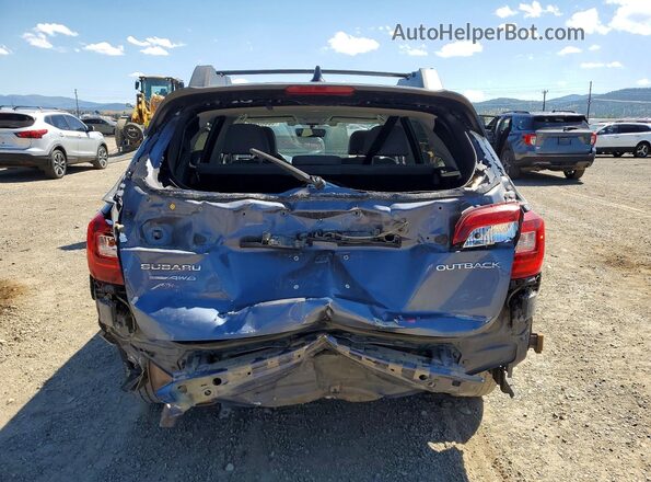4S4BSAFC8J3362471 2018 SUBARU OUTBACK Синий Вид сзади