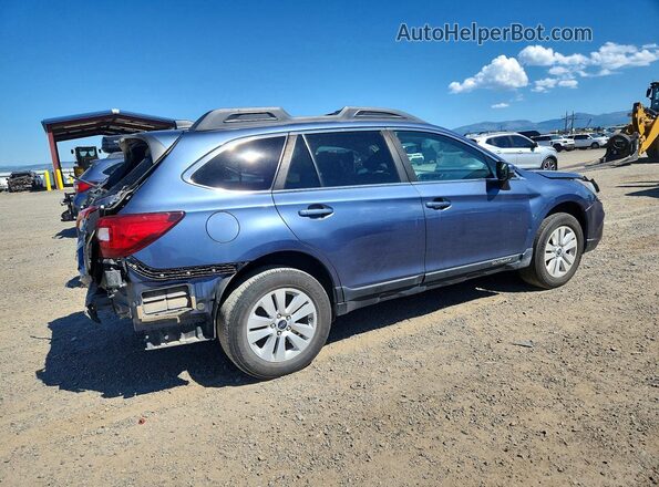 4S4BSAFC8J3362471 2018 SUBARU OUTBACK Синий Задняя правая четверть