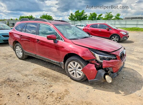 4S4BSAFC8K3228772 2019 SUBARU OUTBACK Burgundy წინა მარჯვენა