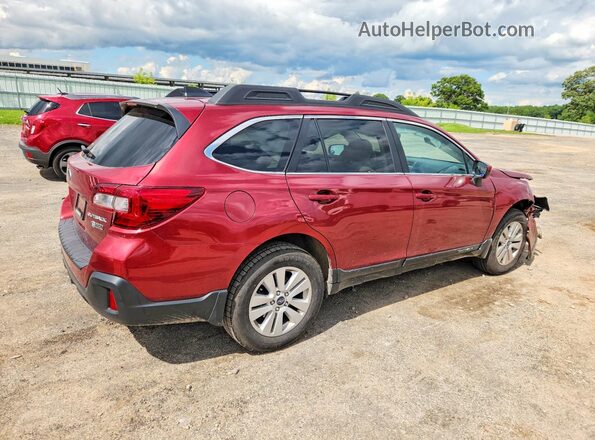 4S4BSAFC8K3228772 2019 SUBARU OUTBACK Burgundy უკანა მარჯვენა