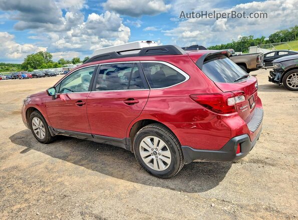 4S4BSAFC8K3228772 2019 SUBARU OUTBACK Burgundy უკანა მარცხენა