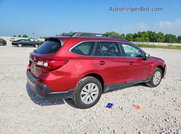 4S4BSAFC8K3259438 2019 SUBARU OUTBACK Красный Задняя правая четверть