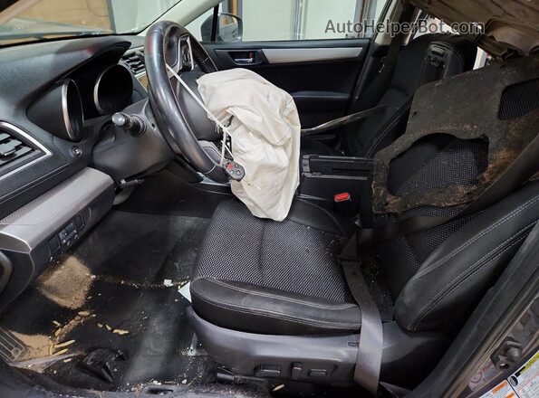 4S4BSAFC8K3275820 2019 SUBARU OUTBACK Charcoal Вид салону спереду