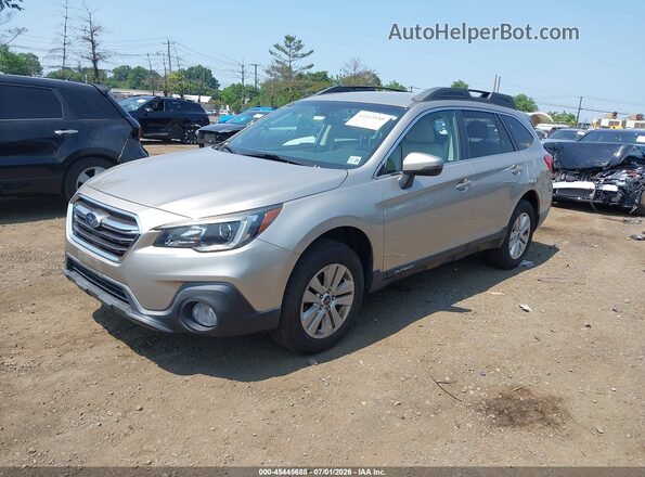 4S4BSAFC8K3384133 2019 SUBARU OUTBACK Silver Vista tres cuartos delantera izquierda